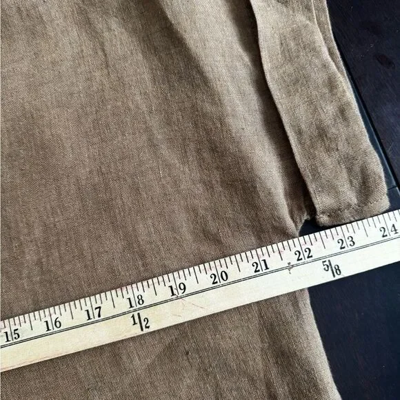 Banana Republic  Cruz Linen Utility Top Size Medium 100% Linen - Picture 10 of 12